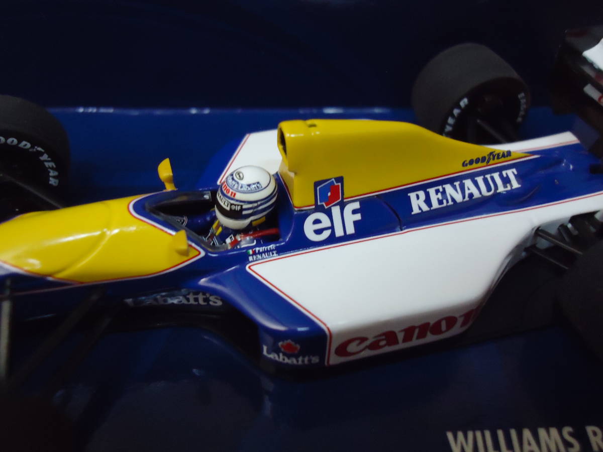定番，低価 MINICHAMPS 1/43 WILLIAMS RENAULT FW14 R PATRESE 1991