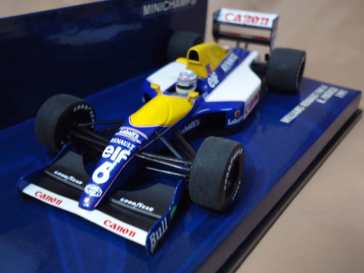 定番，低価 MINICHAMPS 1/43 WILLIAMS RENAULT FW14 R PATRESE 1991
