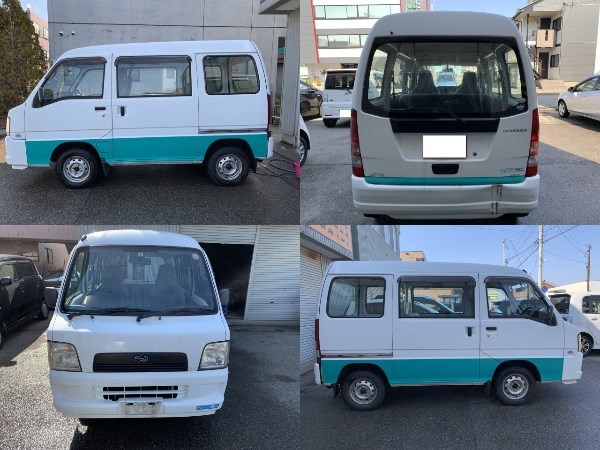 ★石川発　平成17年式　スバル　サンバーバン　TV2　グレード：VB　走行12万キロ台 一時抹消済み マニュアル5速　格安　8832