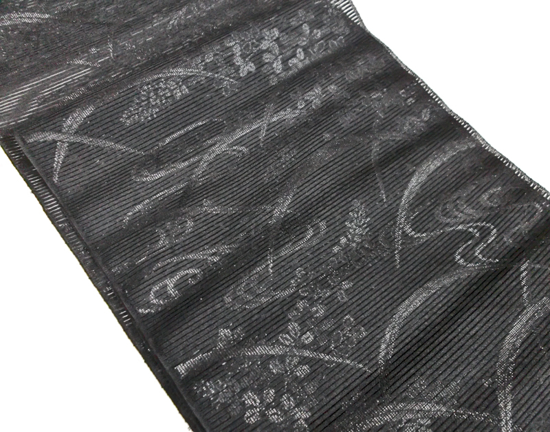 正絹絽喪服九寸名古屋帯(夏)全通/未仕立/日本製/新品未使用