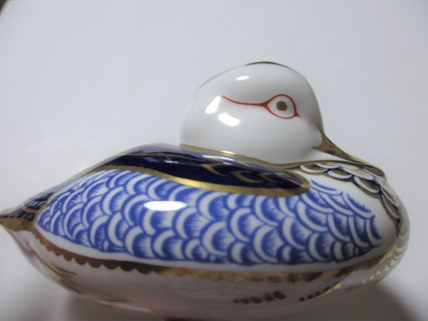 ロイヤルクラウンダービー ダック ペーパーウェイト ROYAL CROWN DERBY