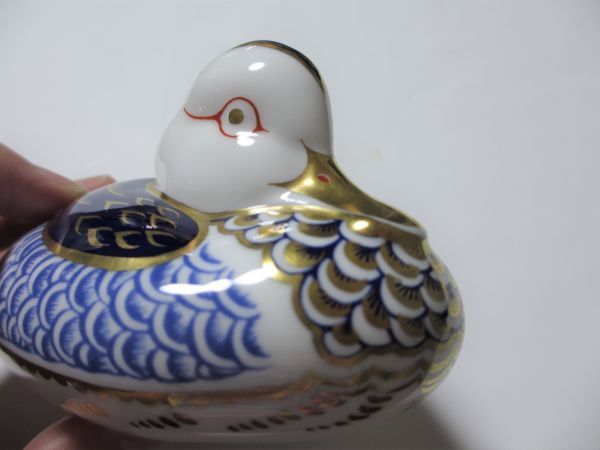 ロイヤルクラウンダービー ダック ペーパーウェイト ROYAL CROWN DERBY