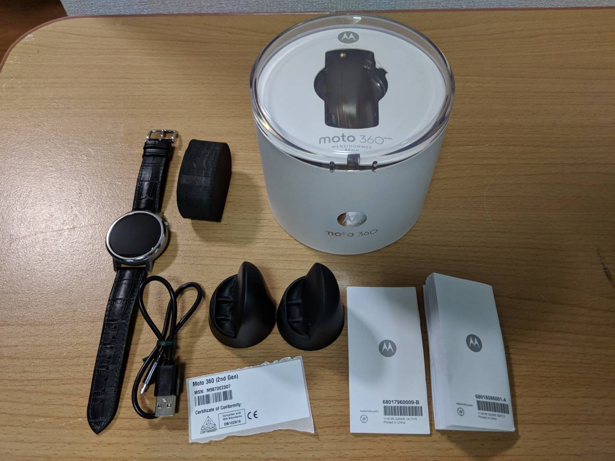 0 Moto スマートウォッチ 360」レビュー：見た目も中身 Sport 