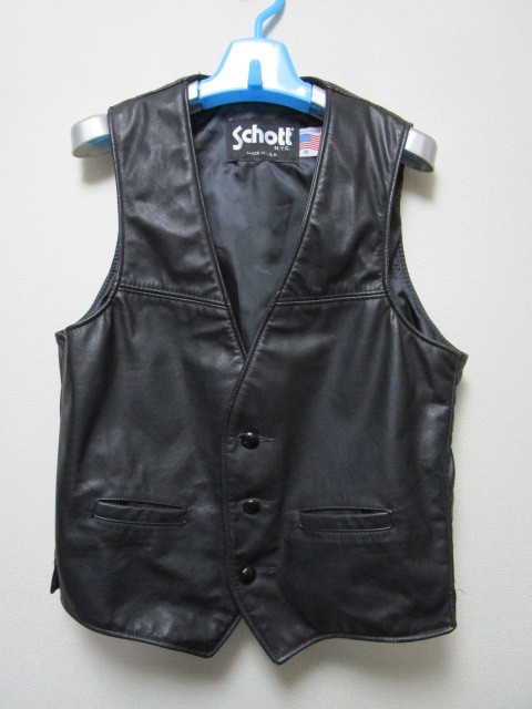 皮ベスト 黒 最終 kiki's listingKADOYA黒レザー ベスト kiki's