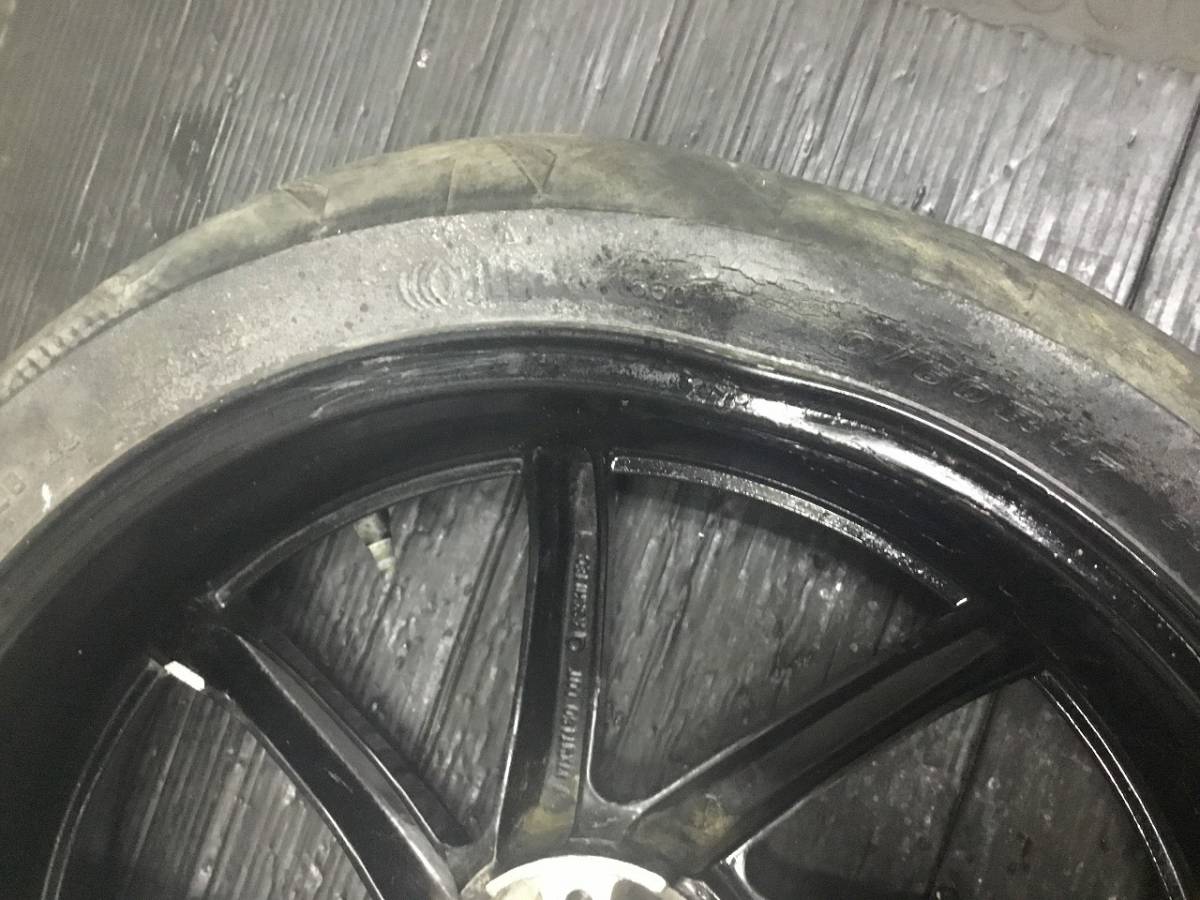 NSR250R MC28 SE/SP リアホイール 黒 MC21 NSR250R MC28 mc28 リアマグ