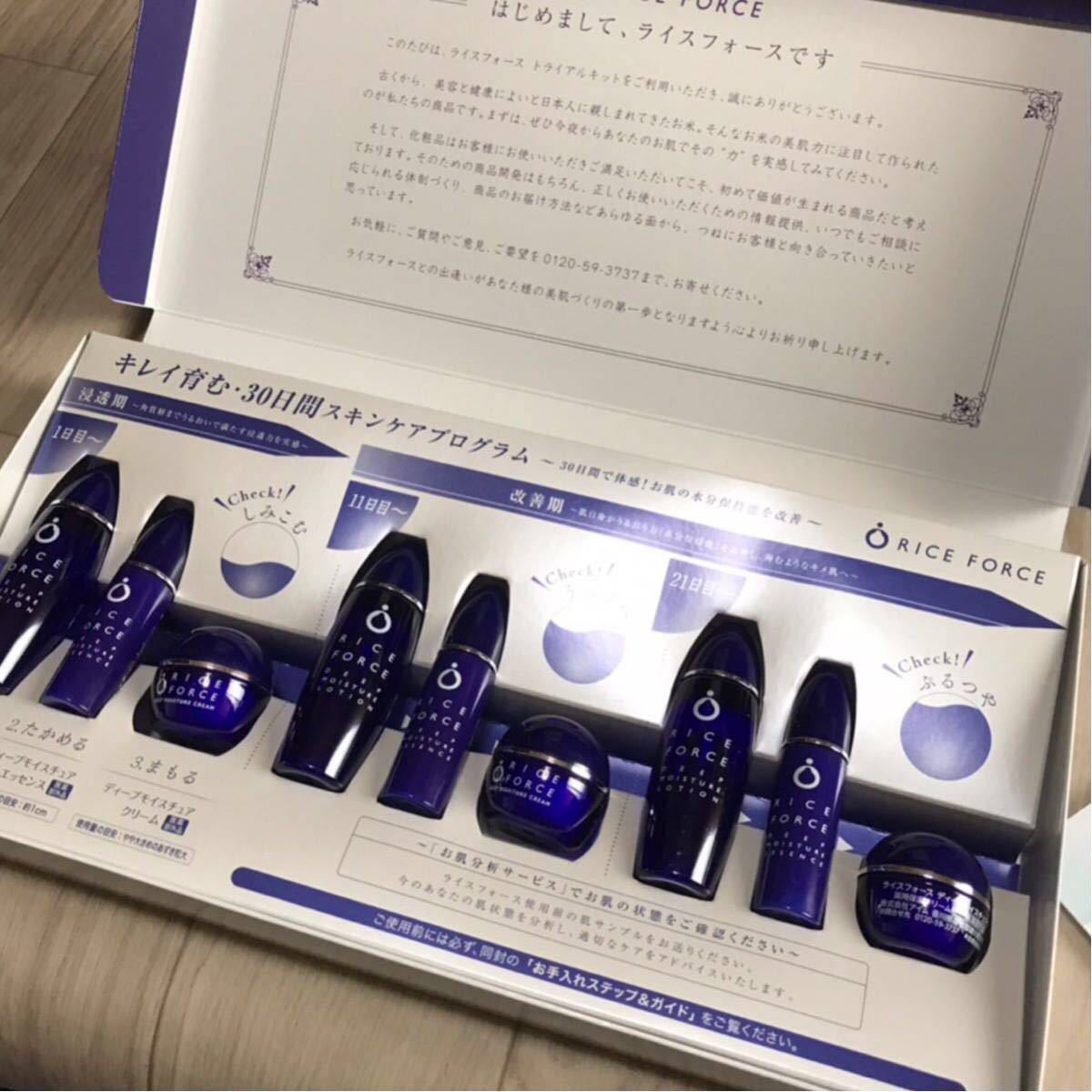 ライスフォース ⁄ 30日間トライアルキット(お肌分析付）の公式商品情報 
