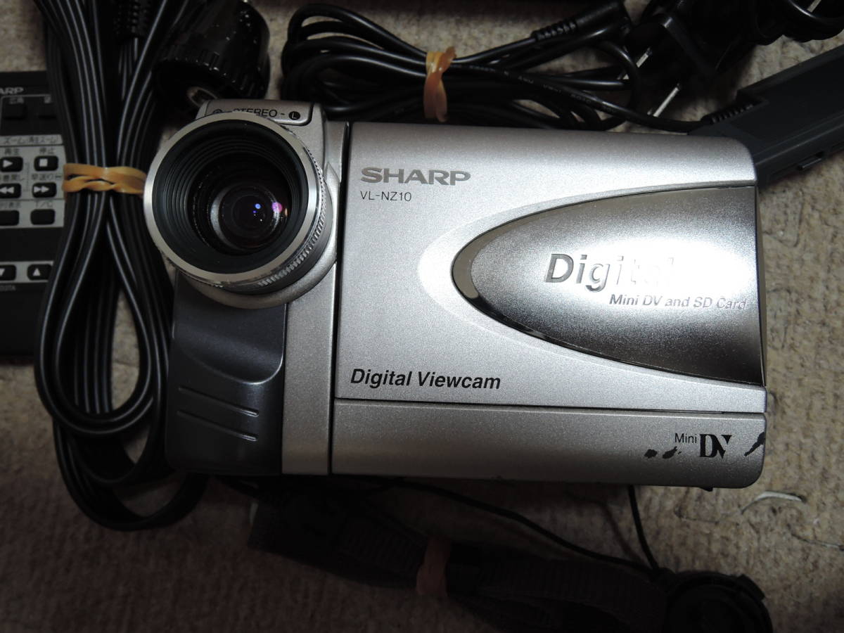 撮影再生ダビングOK 美品 SHARP VL-EL13 付属品有 Video8 ダビング