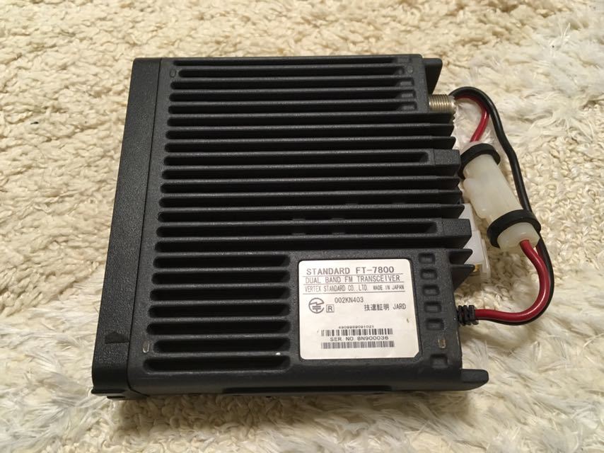 FT-7800 20W STANDARD FT-7800 144⁄430 FT-7800 20W 20W (USED