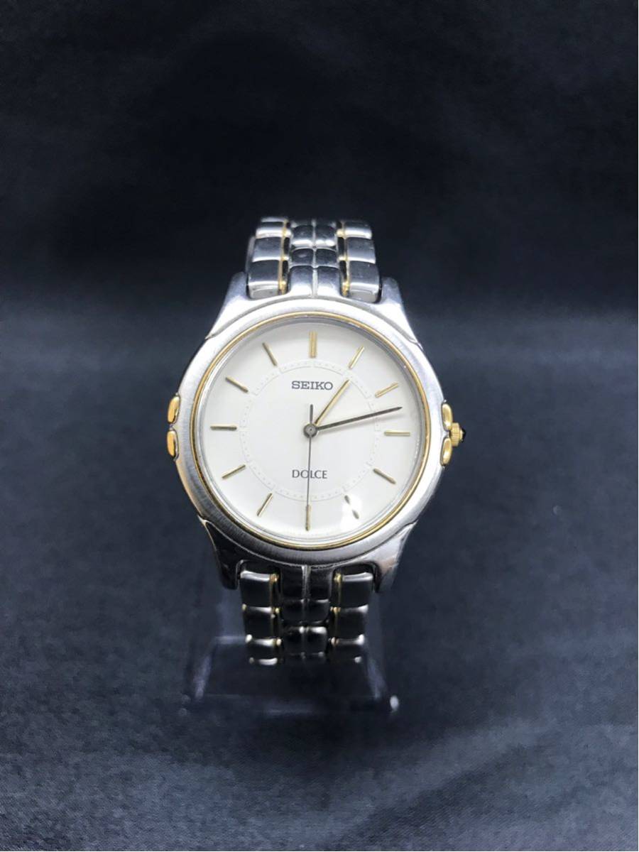 電池交換済み】SEIKO セイコー ドルチェ 8J41-6140 クオーツ 腕時計 