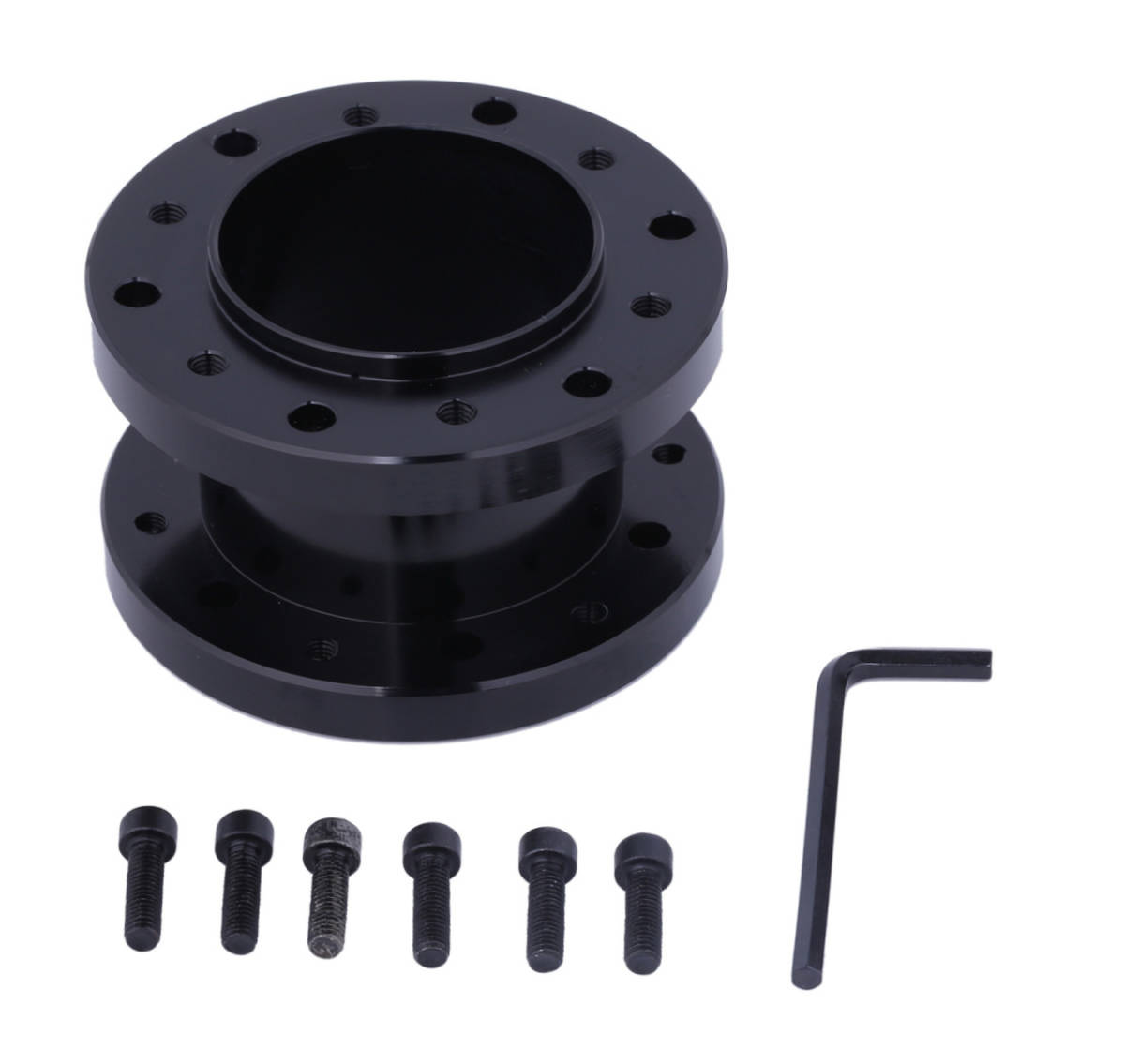 ボス スペーサー 50mm ブラック 汎用 ステアリングボス 車用 カーパーツ cti26