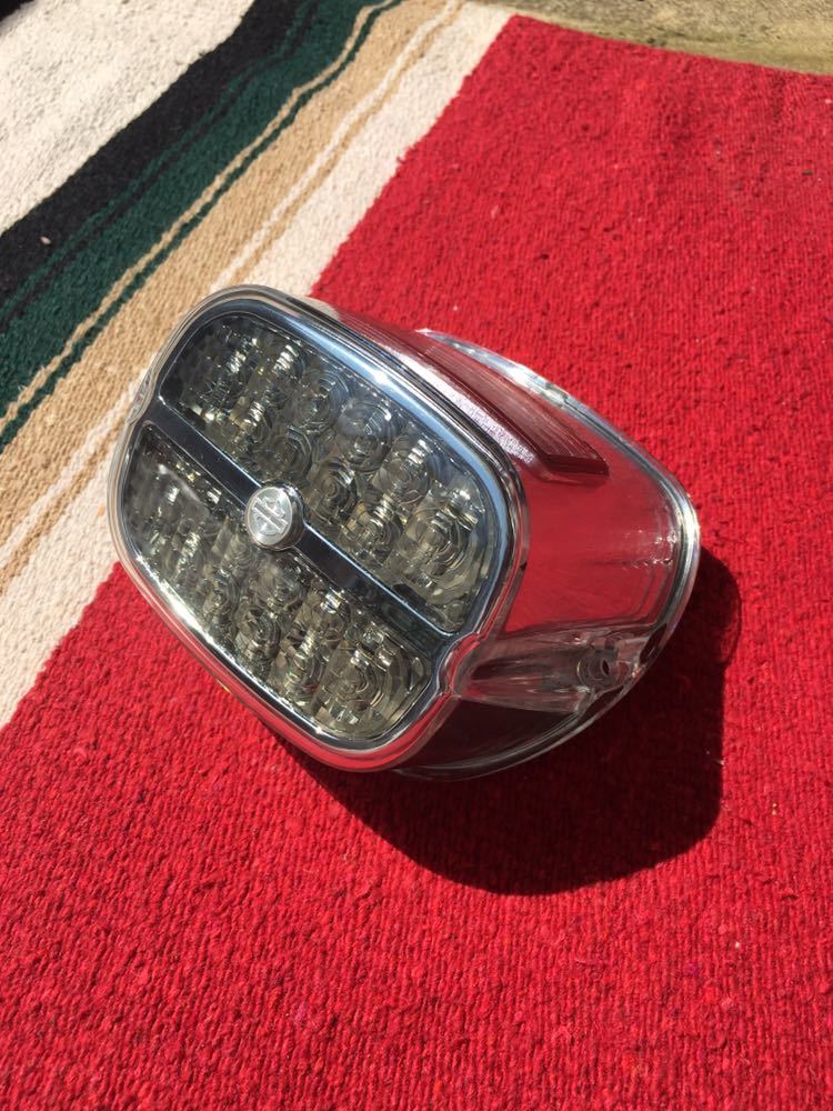 LEDテールライト スモークレンズ ハーレー純正 J＆P スモーク クローム