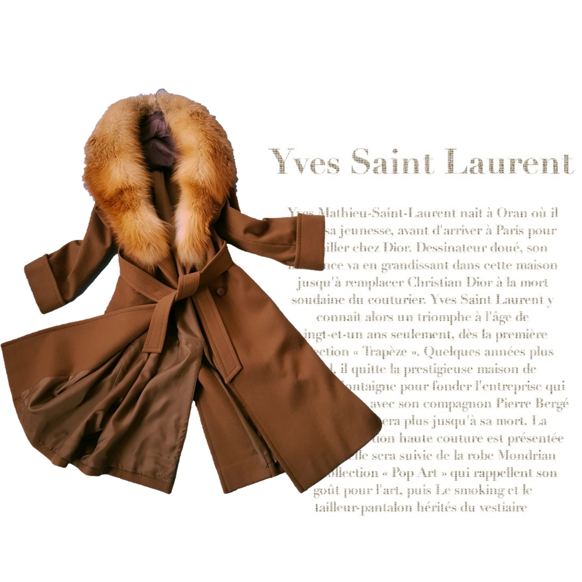 YSL -毛皮 | 超ロングコートの中古品 2026年最新Yahoo!オークション 