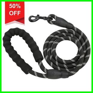 【新品】★売れてます★ 愛犬用リード 長さ1.5M 荷重460kg 犬用リード 中・大型犬対応 持ちやすいスポンジ取っ手 _1