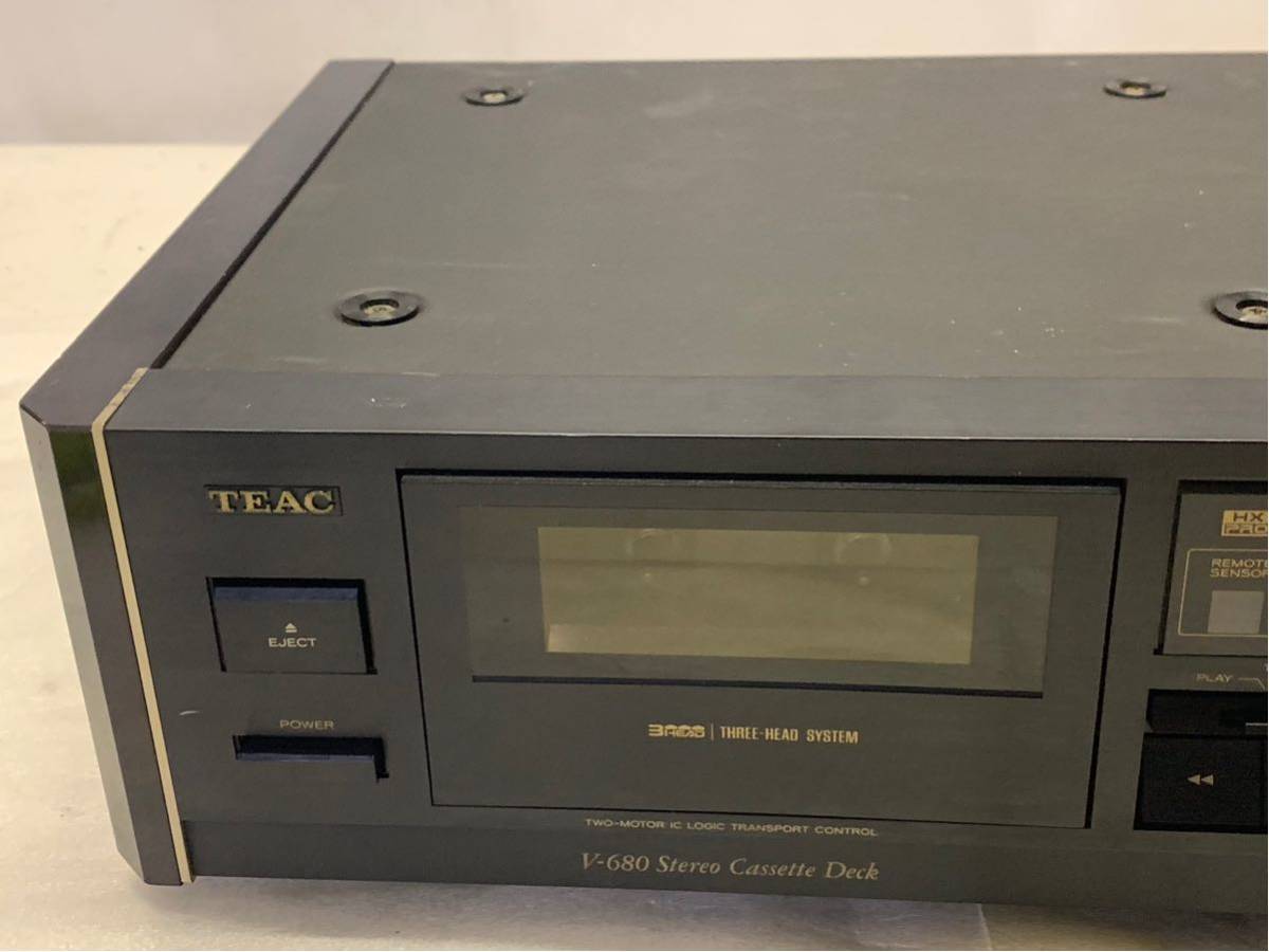 TEAC V-680 カセットデッキ ジャンク 扱い 再生、録音できました0005