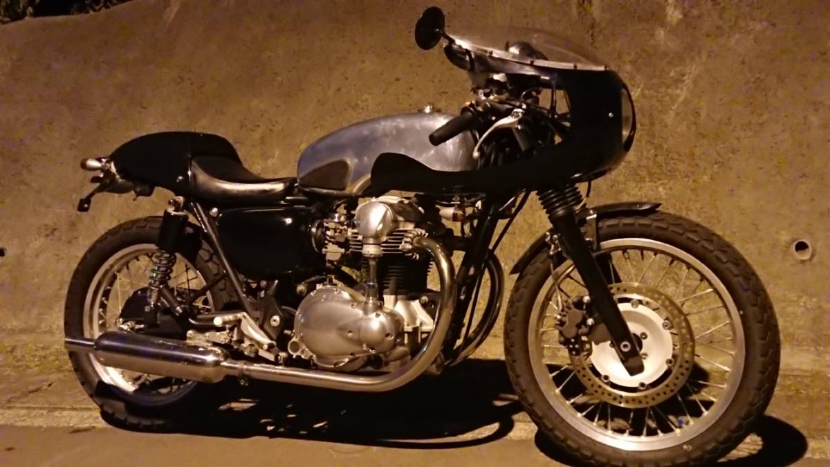 □下取りも可♪kawasaki W650カフェレーサーカスタム♪かなり