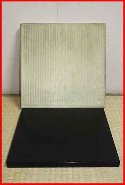 茶道具 小板 敷板 | 木製 : 紙箱 唐銅風炉 茶道具『平安表雲造「真