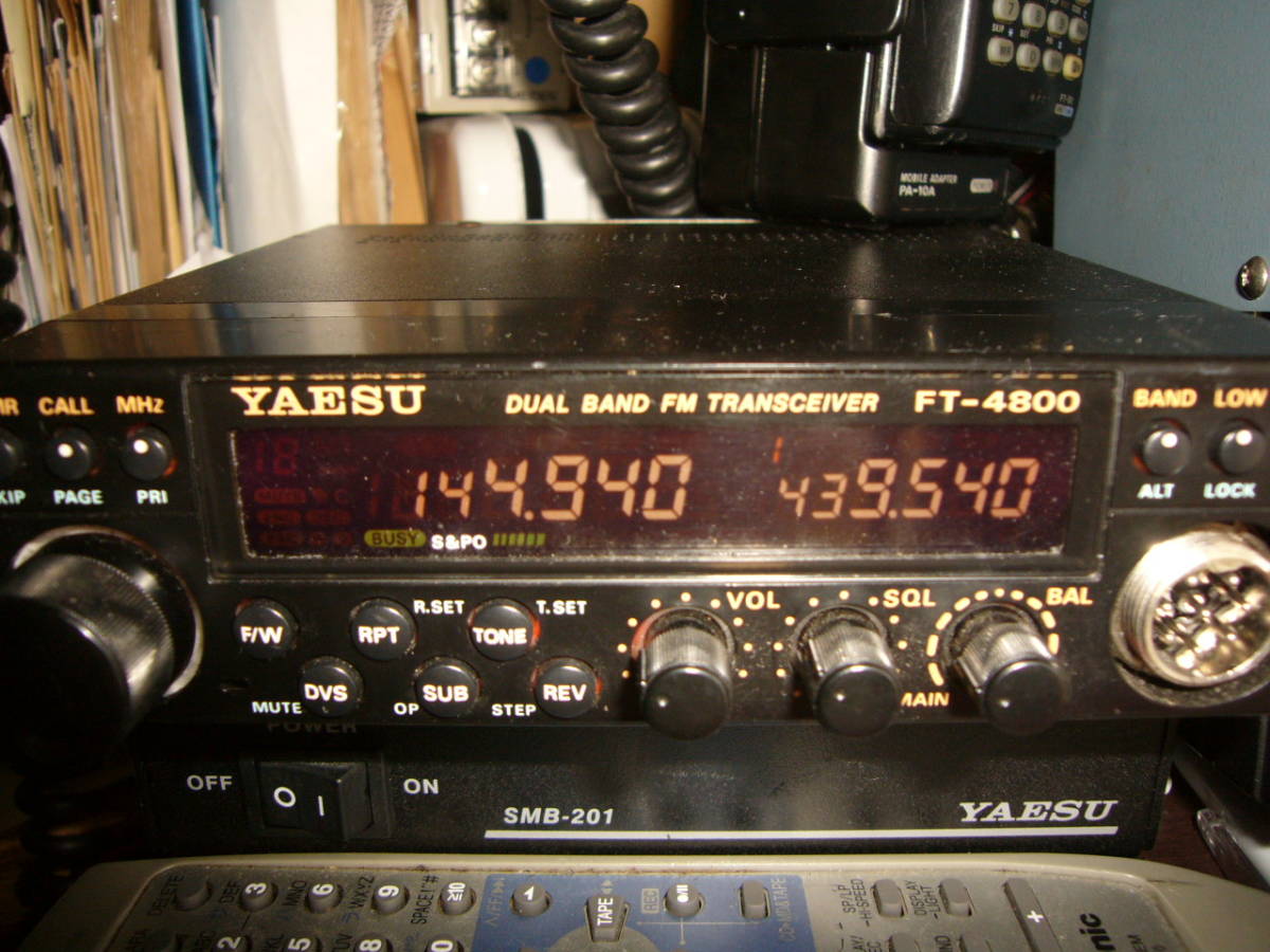 八重洲無線製144/430FM機です（FT4800、FM10W）動作品（中古）