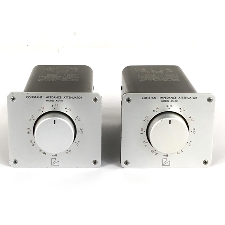 ジャンク LUXMAN ラックスマン AS-10 トランス式 アッテネーター ペア オーディオ 音響 機器 Y3913803