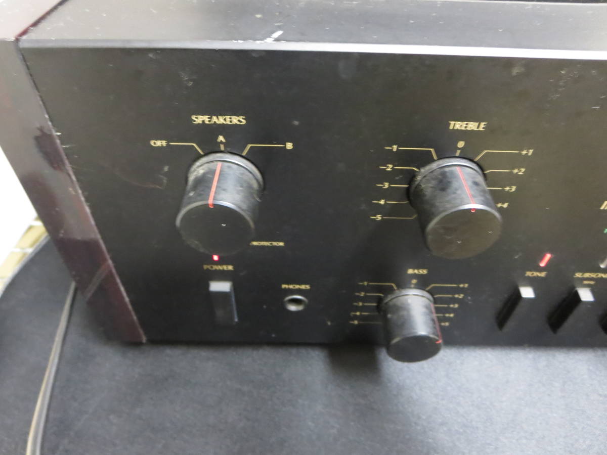 中古　サンスイ　プリメインアンプ　AU-D607X　電源確認のみ　ジャンク