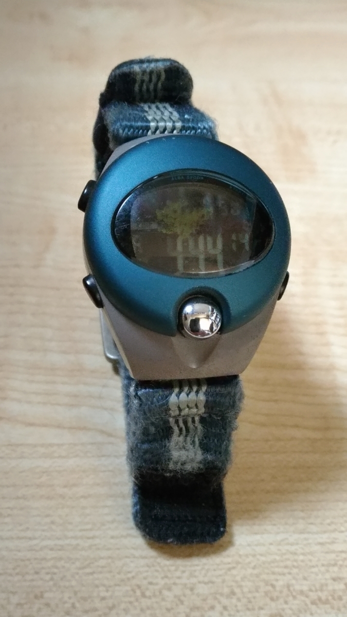 電池交換済 SEIKO ALBA SPOON 腕時計 90s SEIKO ALBA SPOON アルバ スプーン 初期型 電池交換済み ヴィンテージ