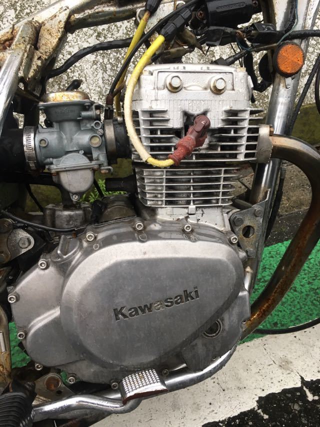 Z250FT 純正 当時物 ガソリンタンク KAWASAKI 絶版旧車 検/Z400FX