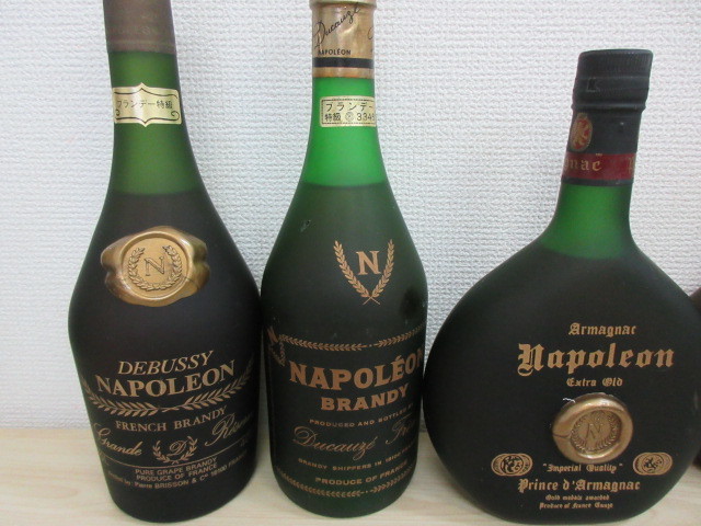 未開栓・古酒まとめて11本！ REMY MARTIN、CAMUS、Armagnac、NAPOLEON