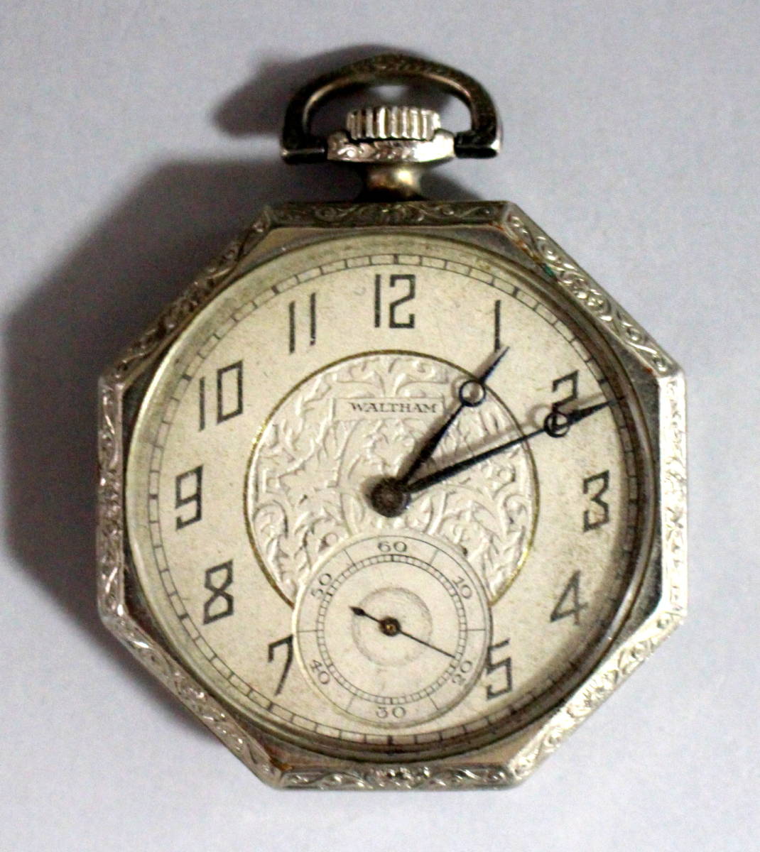 アンティーク レッツ商会 懐中時計 銀製時計 ハンターケース 0.800刻印