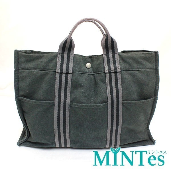 通勤・通学 HERMES エルメス フールトゥMM トートバッグ ブラック