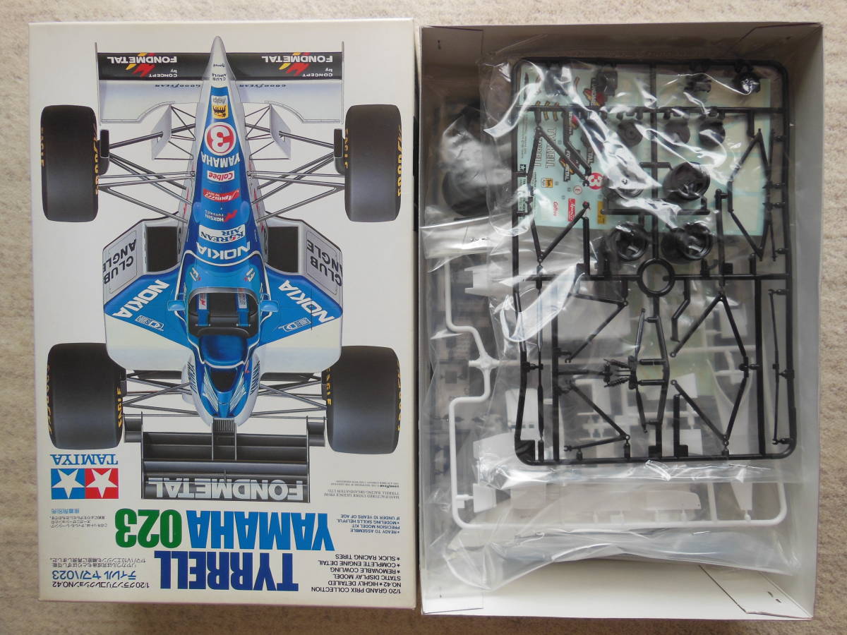 タミヤ 1/20 F1 ティレルヤマハ023＋デカール2種セット タミヤ 1/20 F1