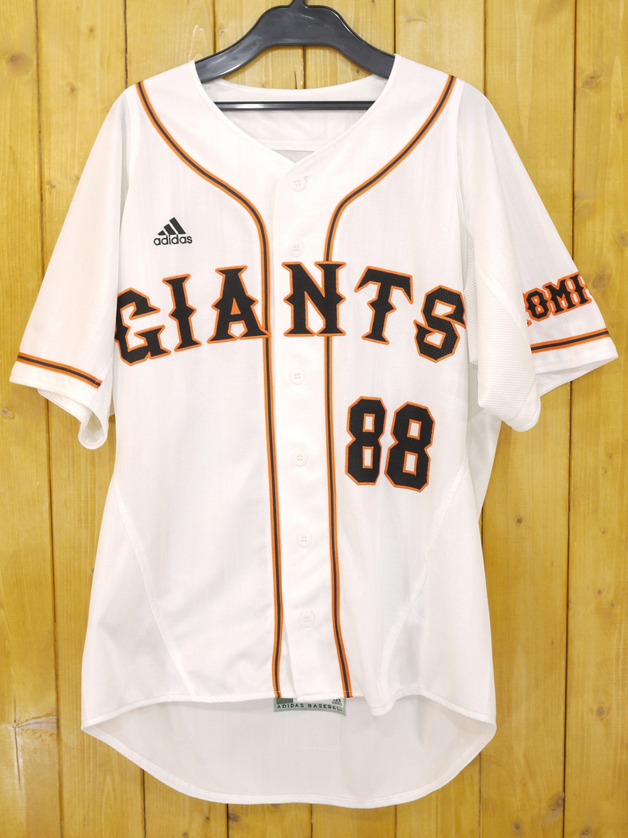 ★中古★読売ジャイアンツ プロコレクション ユニフォームシャツ #88 原辰徳 サイズ:L★巨人 原監督 adidas NPB ユニホーム 野球★