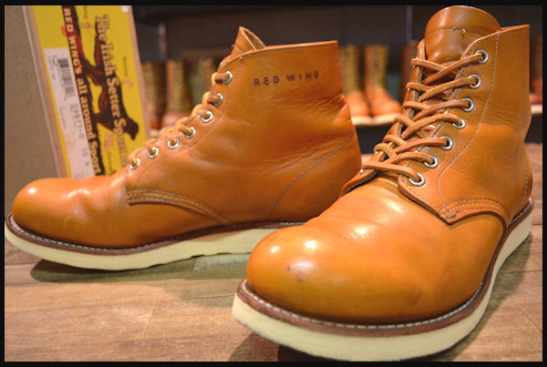 【10D 良品】レッドウィング 9871 ゴールドラセット アイリッシュセッター ブーツ プレーントゥ 11年製 redwing HOPESMORE