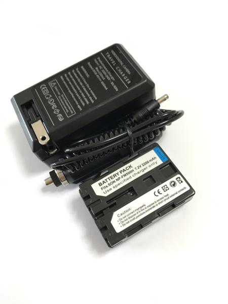 新品　SONY NP-FM500H 互換用バッテリー+充電器セット　DSLR-A700/α300/α200_2