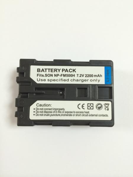 新品　SONY NP-FM500H 互換用バッテリーｘ２個+充電器　DSLR-A700/α300/α200_3