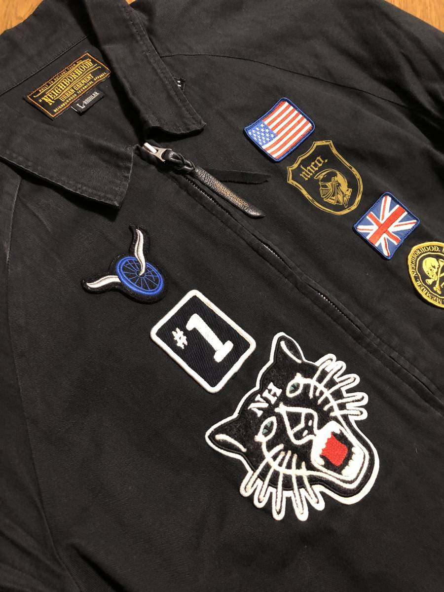 希少☆[NEIGHBORHOOD] 10AW FIXX LM C-JKT フロントワッペン コットン 