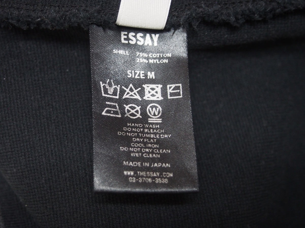 17SS ESSAYエッセイ×crepusculeクレプスキュール 別注 ミラノリブ 