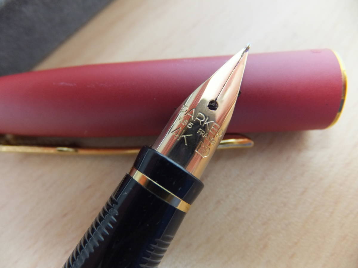 パーカー ソネット 万年筆 PARKER プレミアム SONET メタル&レッド