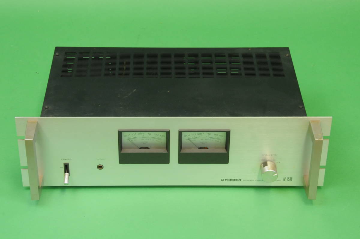 ◇ジャンク PIONEERバイオニア パワーアンプ M-1500 Yahoo