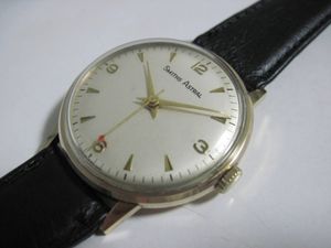 オーバーホール済み】 美品 スミス アストラル 9金無垢ケース 腕時計 