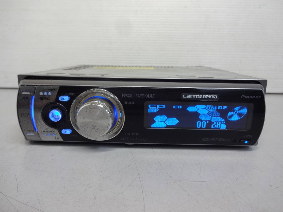 603 973) carrozzeria カロッツェリア DEH-P710 1DIN CDデッキ