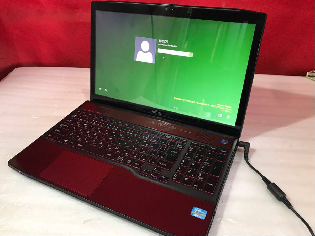 【C187】☆富士通 LIFEBOOK AH77/K FMVA77KR★Core i7-3632QM★新品SSD 240GB★メモリ8GB◇Webカメラ、ブルーレイ、Office2019、1円◇ LIFEBOOK 富士通 FMV AH77&frasl;H2 [アーバンホワイト] AH77&frasl;E3