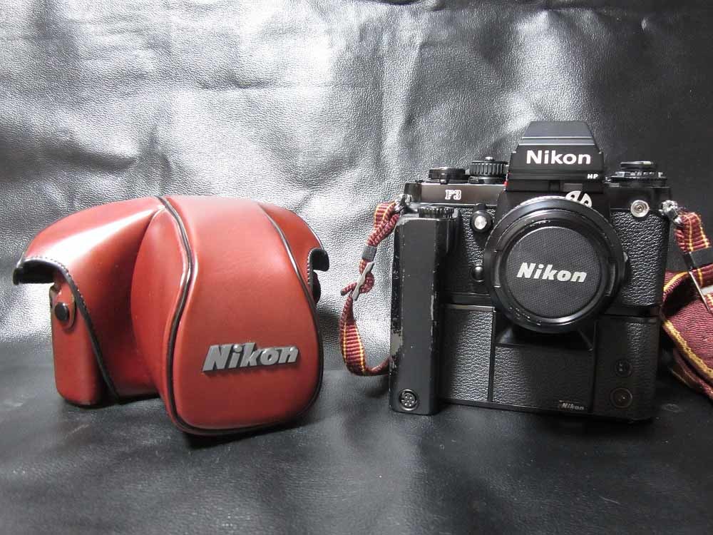 Nikon F3 モータードライブ MD-4 nikkor 55mm f2.8 Nikon F3 モーター