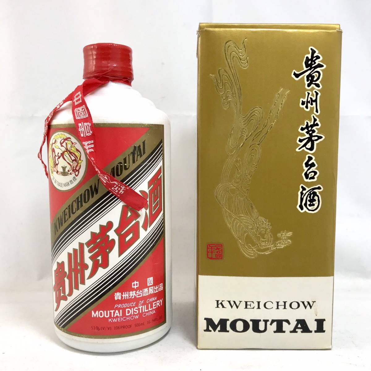 古酒 - 貴州茅台酒 MOUTAI/マオタイ酒 天女ラベル 1994年 500ml 53
