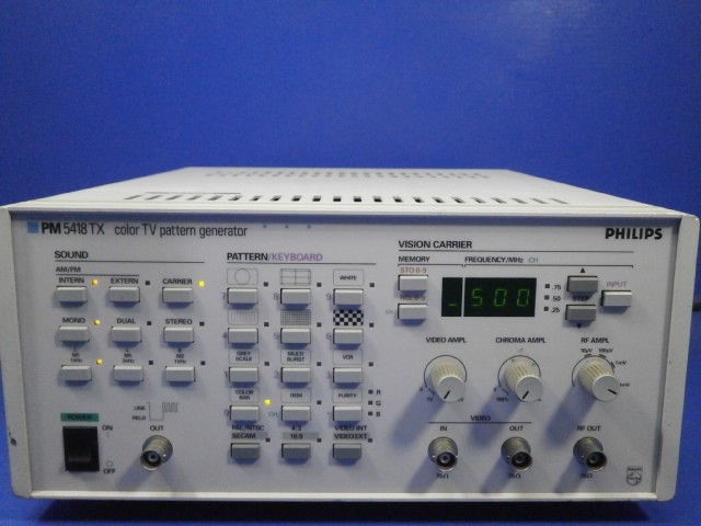 PHILIPS PM5418TX color TV pattern generator(その他)｜売買されたオークション情報、yahooの商品 ...
