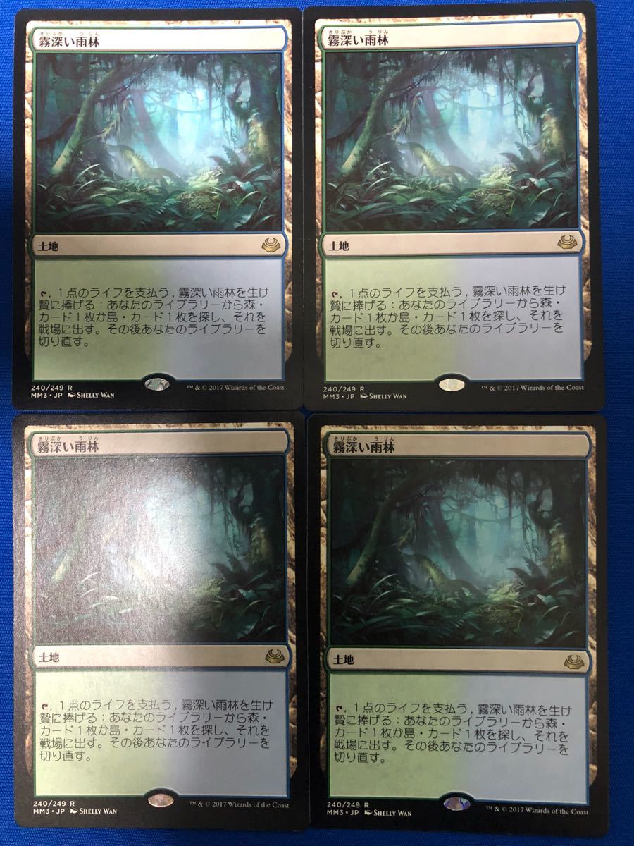 土地R | 日本最大級 MTG Foil《霧深い雨林⁄Misty Rainforest》[EXP] 霧 