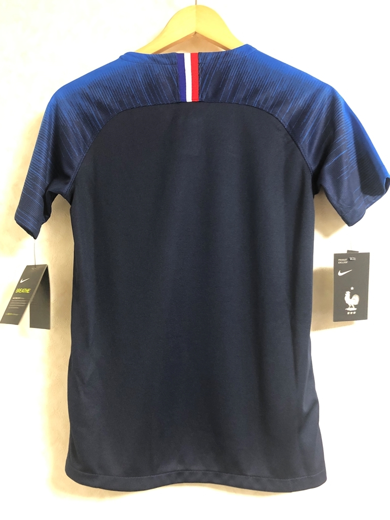 フランス代表 NIKE ナイキ - ユニフォーム FFF サッカーフランス代表 NIKE×フランス代表 新品タグ付NIKEナイキ S ジャージ エムバペ サッカー F.F.Fコレクション発売 白 Dri-FITストライクトップ半袖&ストライク
