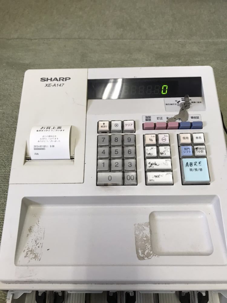 SHARP XE-A147 XE-A417 シャープ電子レジスター .co ACアダプター
