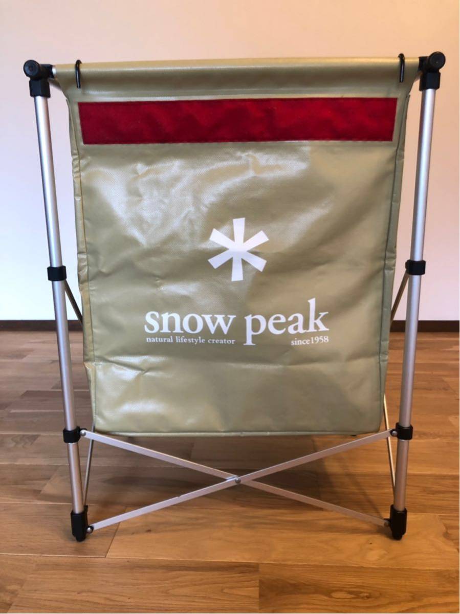 ガビングスタンド peak Snow 廃盤 Peak スノーピーク ゴミ箱 ベージュ