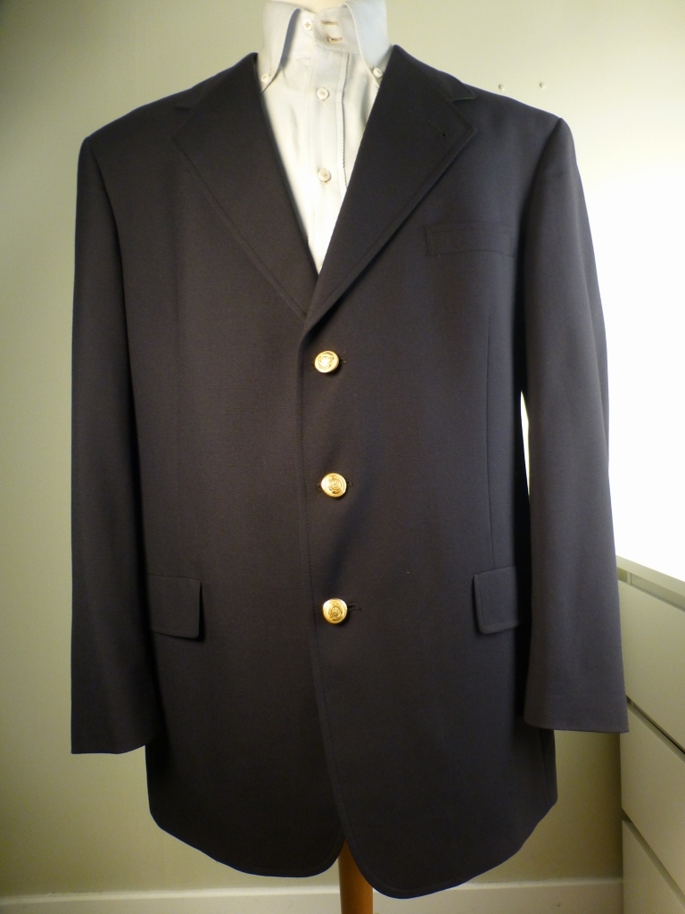 ◇TOMMY HILFIGER ブレザー 紺 43R 美品 キングサイズ トミー 