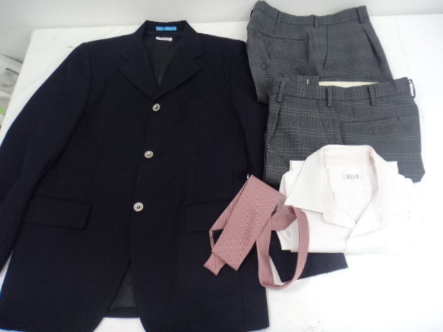 u92 愛知県 至学館高校 男子用学生服 制服 ブレザー170A+ ネクタイ+