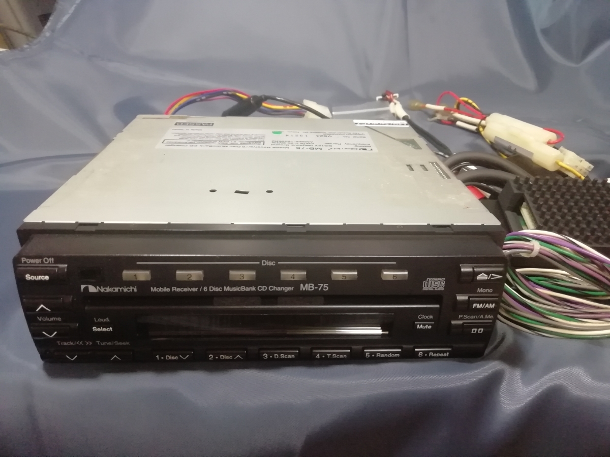 MB-75 Nakamichi ナカミチ CD - 希少 高級機 1DIN CDチューナー 6連奏 